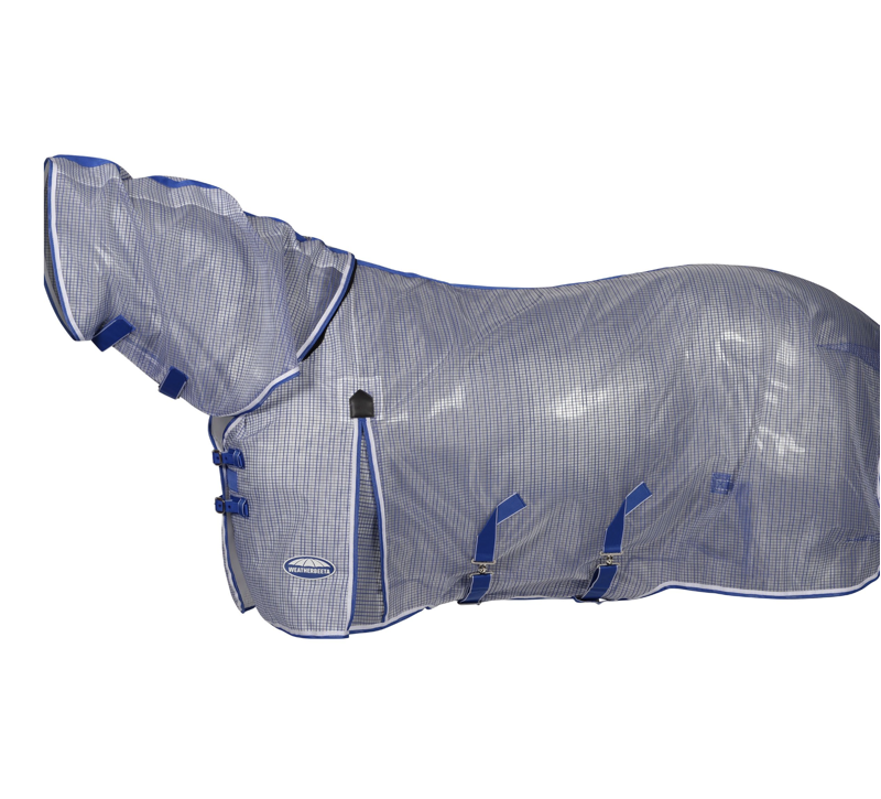 Weatherbeeta Comfitec Ripshield Plus Wwith Ultra Belly Strap Combo Neck White/Blue-5